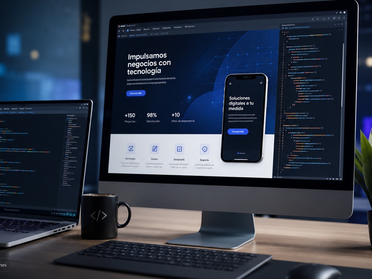 Espacio de trabajo para revisar un proyecto digital